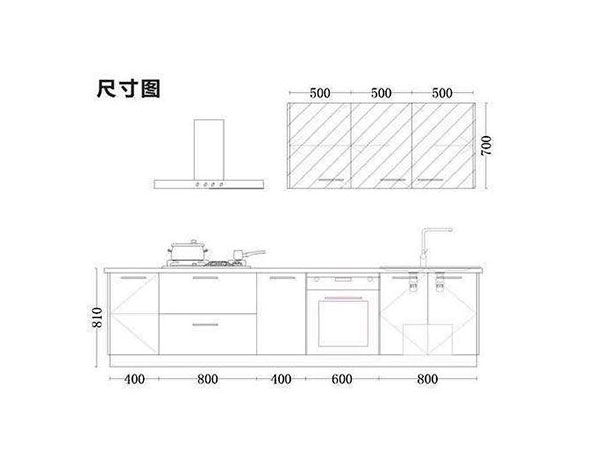 橱柜高度与身高对照表,橱柜高度一般多少合适?