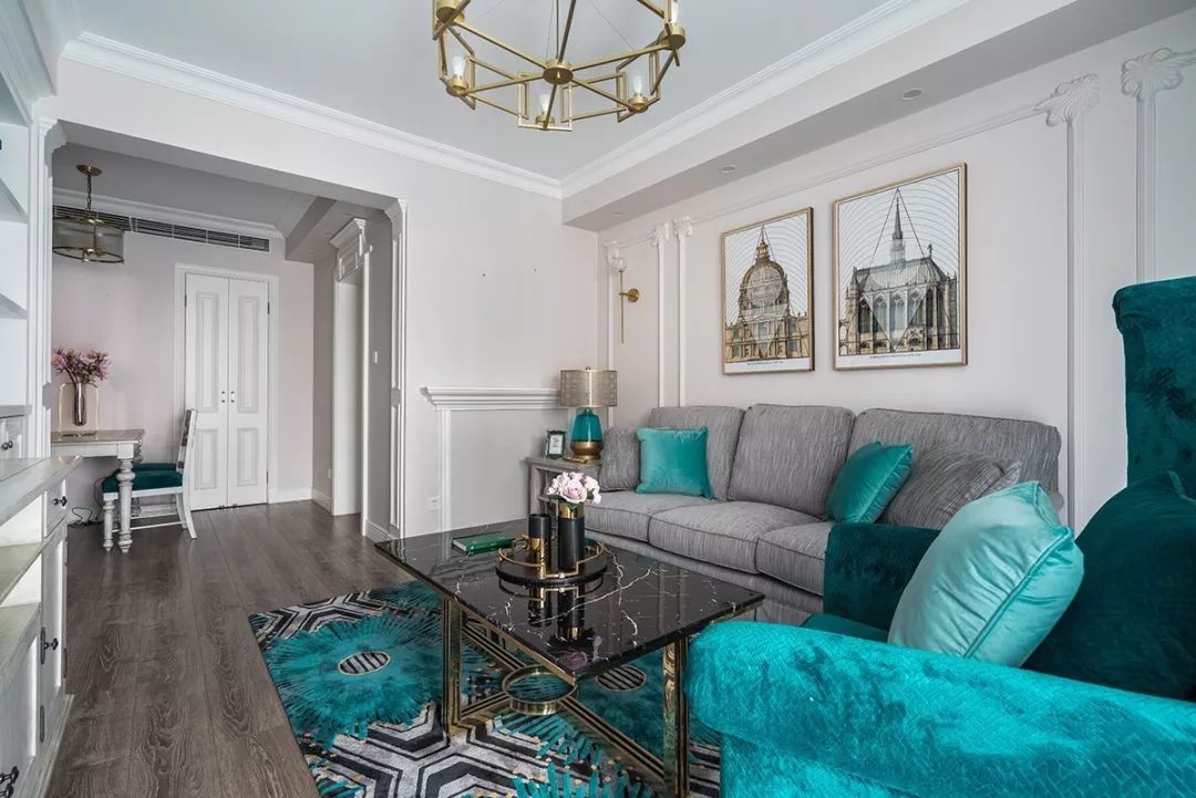 天城尚品-120㎡时尚轻奢美式风，尽显高贵典雅之气！