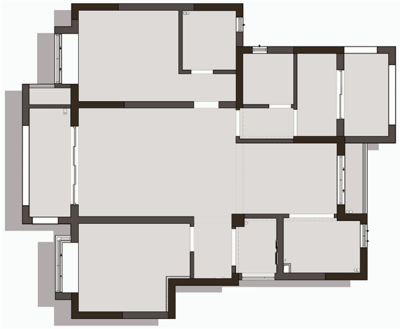 118㎡现代简约三居室，全屋奶油色装饰，温柔优雅恬静舒适