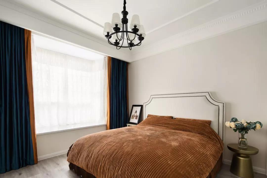 129m²温馨三居室，美式装修风格案例