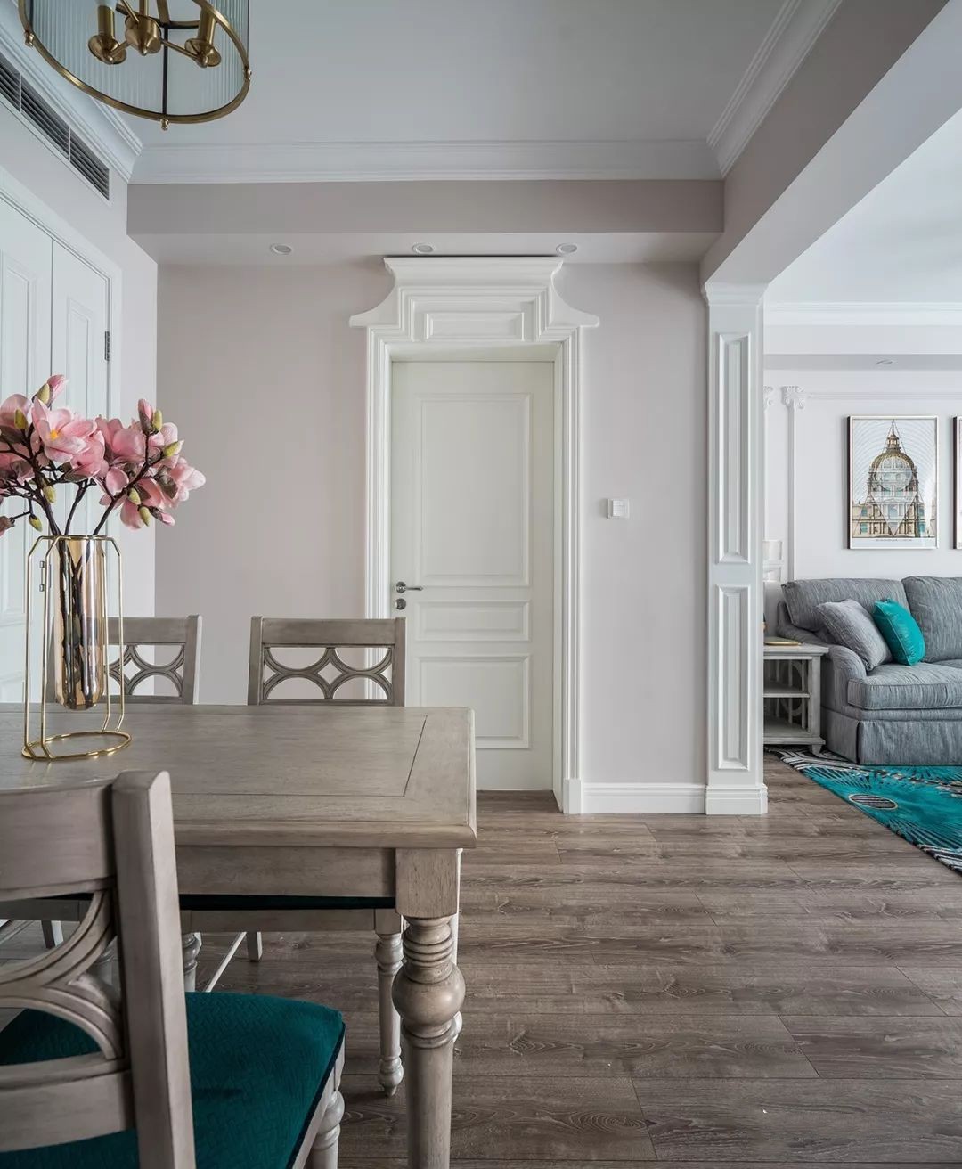 天城尚品-120㎡时尚轻奢美式风，尽显高贵典雅之气！