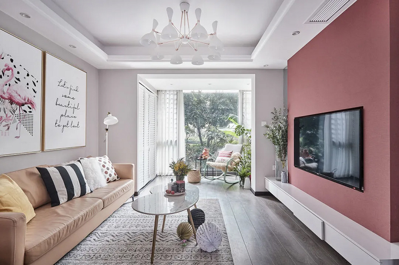 82㎡现代风格三居室案例，简约自然打造温馨时尚的居家氛围